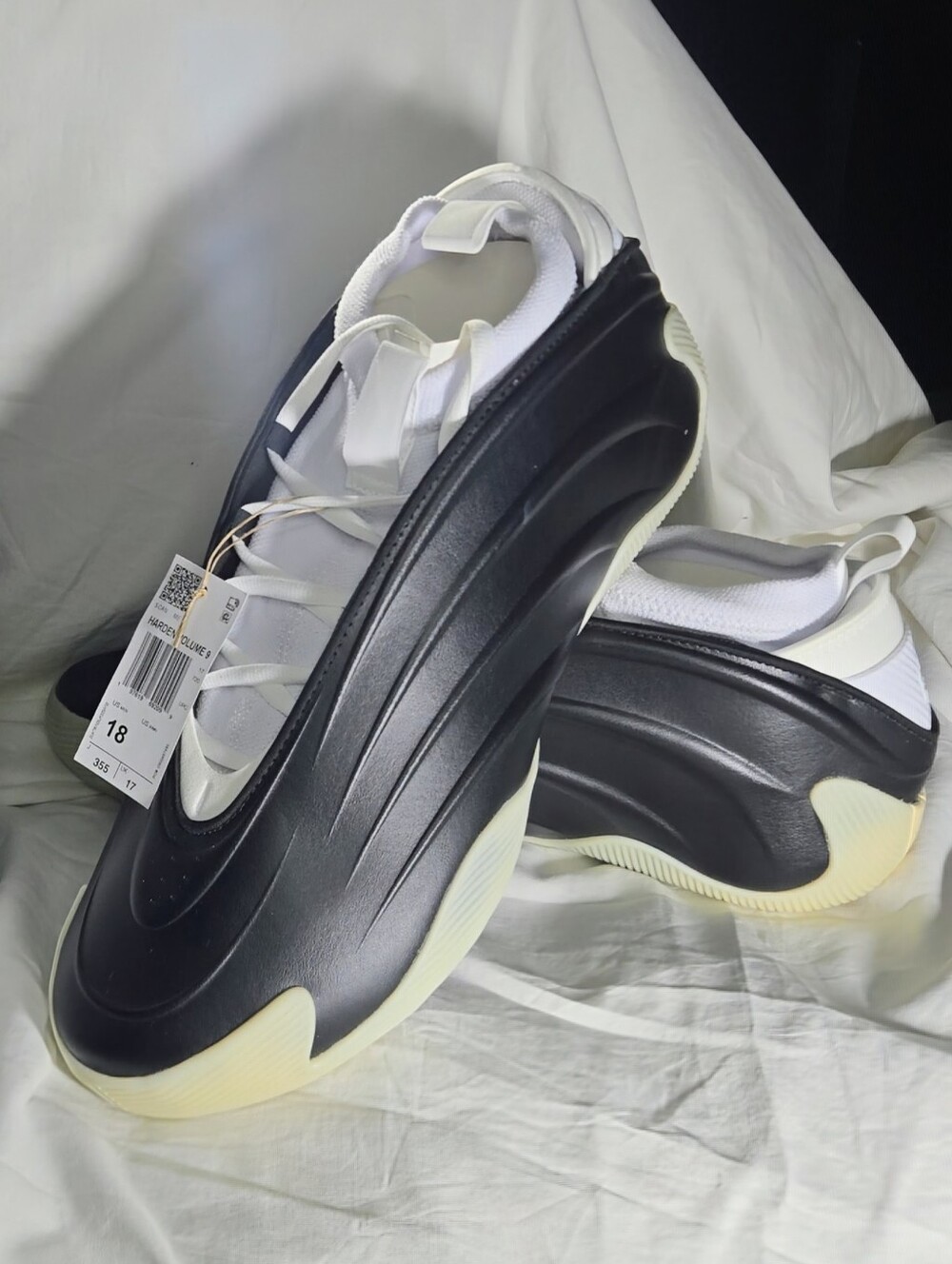 Adidas Harden Volume 9 'Warm Vanilla' Black Basketball Men's Size 18